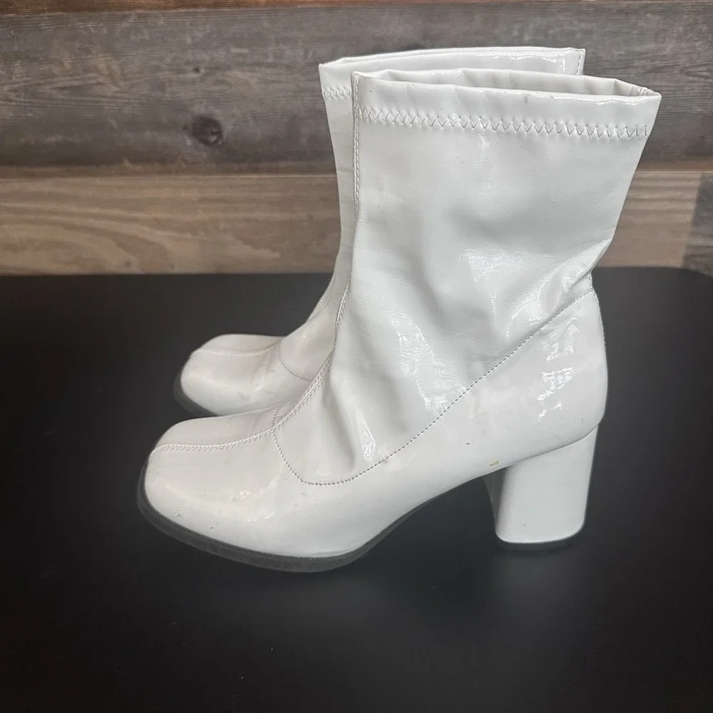 Pleaser Funtasma 3" Block Heel Ankle Gogo Boot Pull On Adult Women Gogo150 Sz 8 - Picture 2 of 15